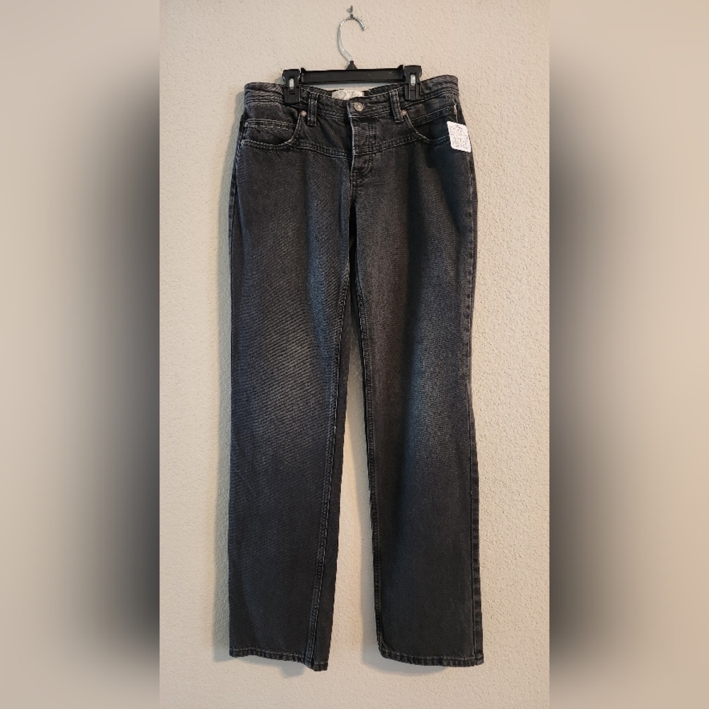 Free People NWT Women’s black denim jeans size 27